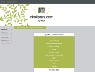 ekaliptus.com screenshot