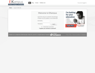 ekampus.edukart.com screenshot