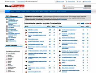 ekaterinburg.stroyvitrina.ru screenshot