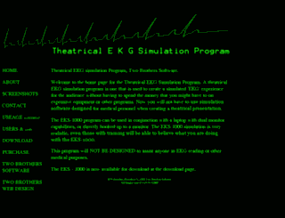 ekg.twobrotherssoftware.com screenshot