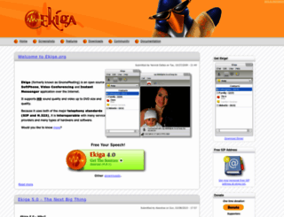 ekiga.org screenshot