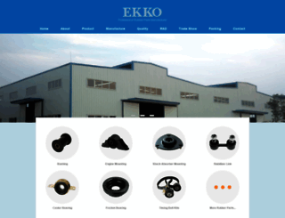 ekko-rubber.com screenshot