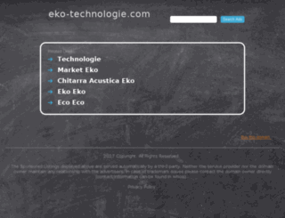eko-technologie.com screenshot
