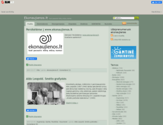 ekologija.blogas.lt screenshot