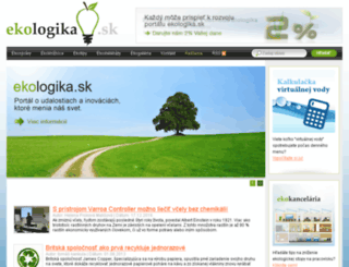 ekologika.sk screenshot