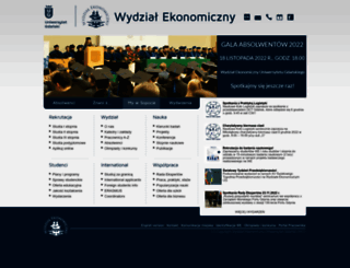 ekonom.ug.edu.pl screenshot