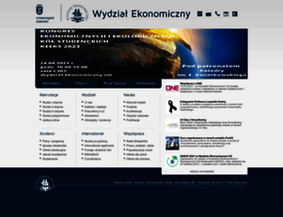 ekonom.univ.gda.pl screenshot