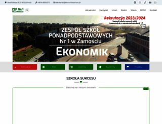 ekonomikzamosc.pl screenshot