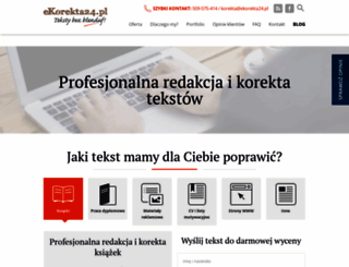 ekorekta24.pl screenshot