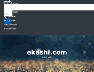 ekoshi.com screenshot