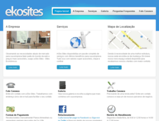 ekosites.com.br screenshot