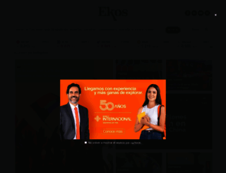 ekosnegocios.com screenshot