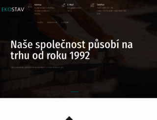 ekostav-hk.cz screenshot