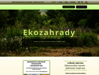 ekozahrady.com screenshot