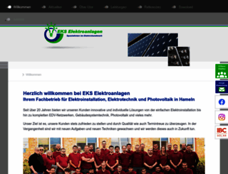 eks-elektroanlagen.de screenshot