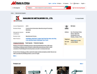 ekscaf.en.made-in-china.com screenshot