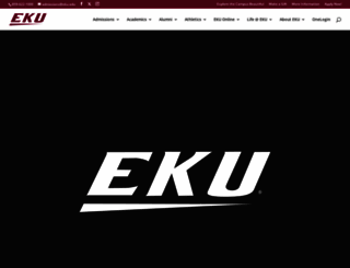 eku.edu screenshot