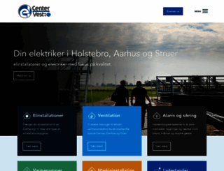 el-center-vest.dk screenshot