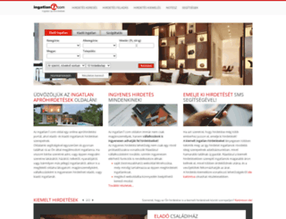 elado-ingatlan.com screenshot