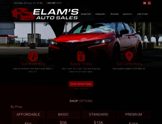 elamautosales.com screenshot