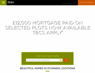 elan-homes.co.uk screenshot