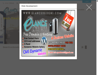 elancedesigns.com screenshot