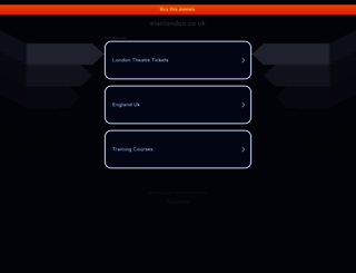 elanlondon.co.uk screenshot