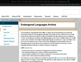 elar-archive.org screenshot