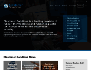 elastomer-solutions.com screenshot