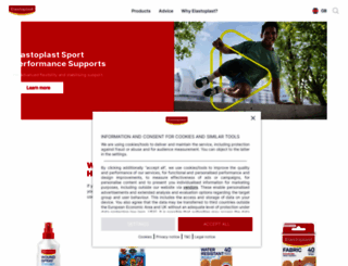 elastoplast.co.uk screenshot