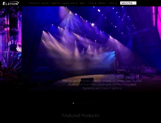 elationlighting.com screenshot