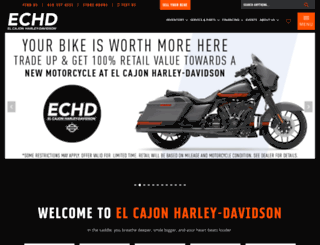 elcajonharley.com screenshot