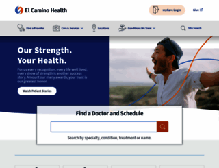 elcaminohospital.org screenshot