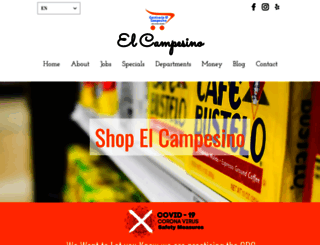 elcampesinofoods.com screenshot