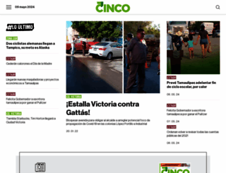 elcinco.mx screenshot