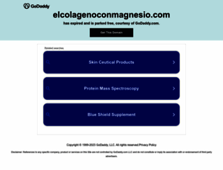 elcolagenoconmagnesio.com screenshot
