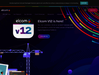 elcomcms.com screenshot