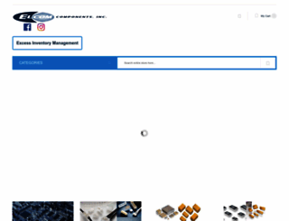 elcomcomponents.com screenshot