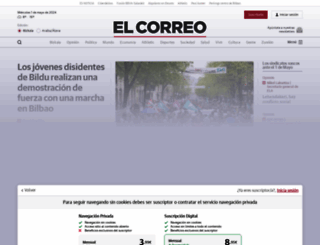 elcorreo.com screenshot