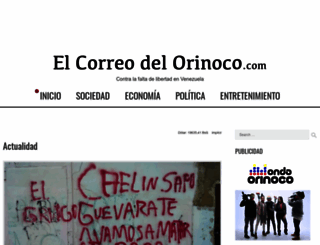 elcorreodelorinoco.com screenshot