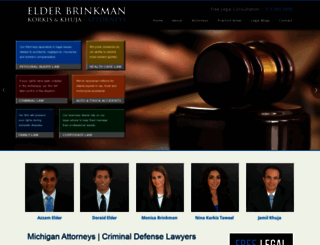 elderbrinkmanlaw.com screenshot