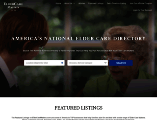 eldercarematters.com screenshot