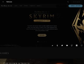 elderscrolls.com screenshot