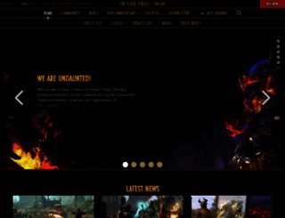 elderscrollsonline.com screenshot