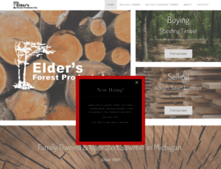 eldersforestproducts.com screenshot