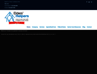 eldershelpers.com screenshot