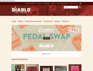 eldiabloamps.com screenshot