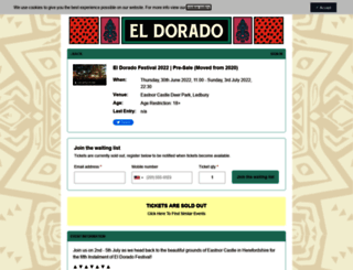 eldorado-festival.eventgenius.co.uk screenshot