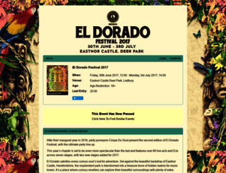eldoradofestival2017.eventgenius.co.uk screenshot
