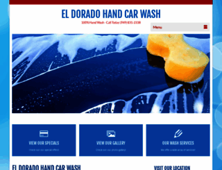 eldoradohandcarwash.com screenshot